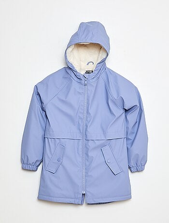 Parka déperlante à capuche entièrement doublée