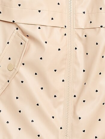 Parka déperlante à capuche entièrement doublée