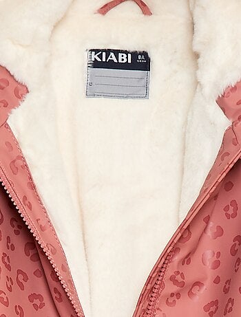 Parka déperlante à capuche entièrement doublée