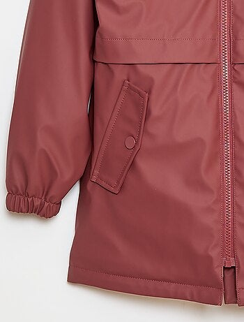 Parka déperlante à capuche entièrement doublée