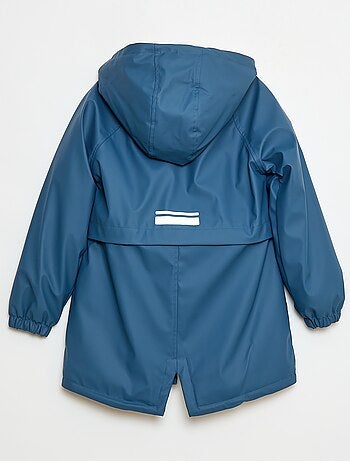 Parka déperlante à capuche moutonnée
