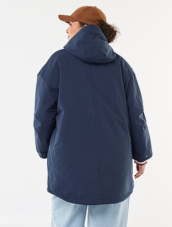 Parka déperlante à capuche moutonnée