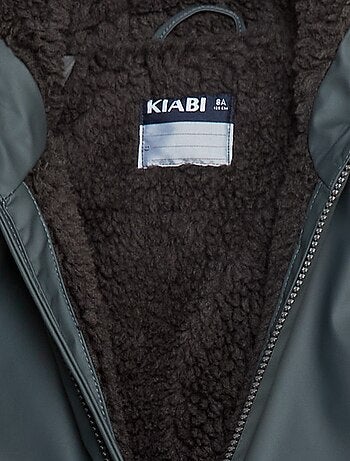 Parka déperlante à capuche moutonnée