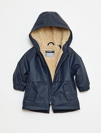 Parka intérieur effet moutonné