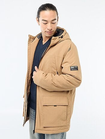 Parka légère à capuche déparlent