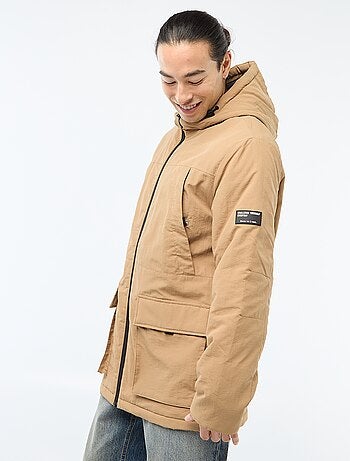 Parka légère à capuche déparlent
