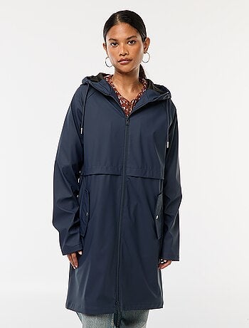 Parka longue déperlante à capuche