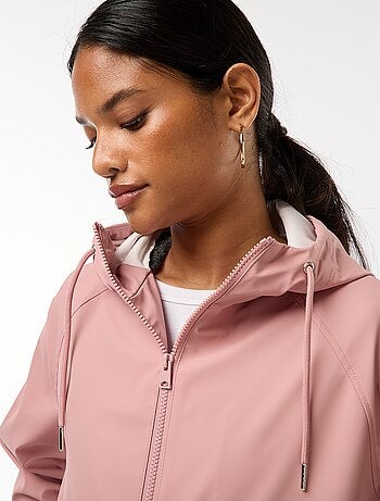 Parka longue déperlante à capuche