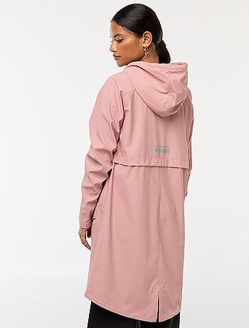 Parka longue déperlante à capuche