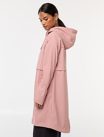 Parka longue déperlante à capuche