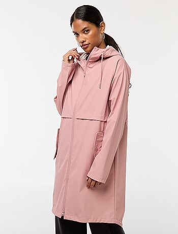 Parka longue déperlante à capuche