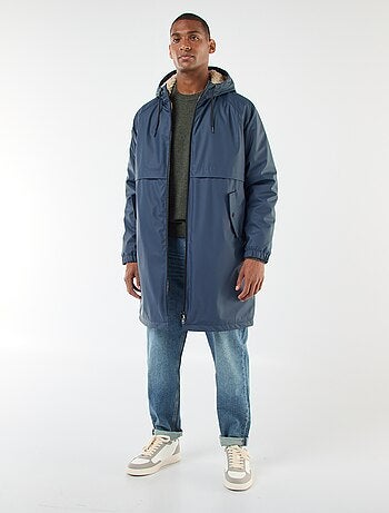 Parka longues déperlantes à capuche avec doublure chaude
