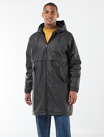 Parka longues déperlantes à capuche avec doublure chaude