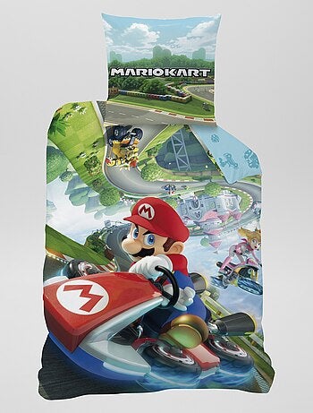 Parure de lit - 'Mario Kart' - 1 personne