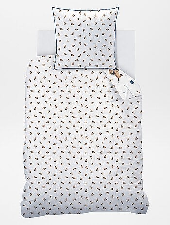 Parure de lit 1 personne réversible