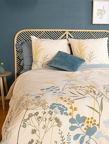 Parure de lit fleurie - 2 personnes