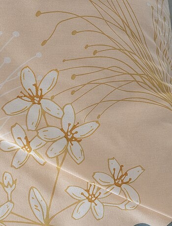 Parure de lit fleurie - 2 personnes