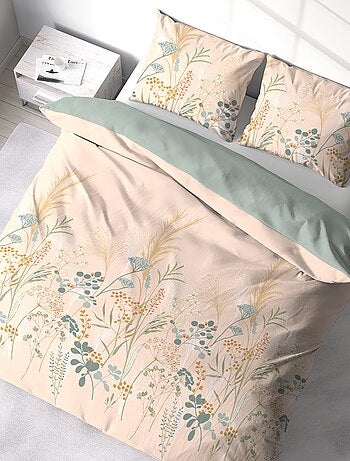 Parure de lit fleurie - 2 personnes