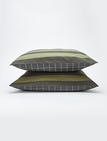 Parure de lit housse de couette (240x220 cm) + taies d'oreiller