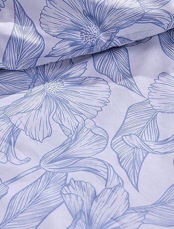 Parure de lit imprimé fleurs - 2 personnes