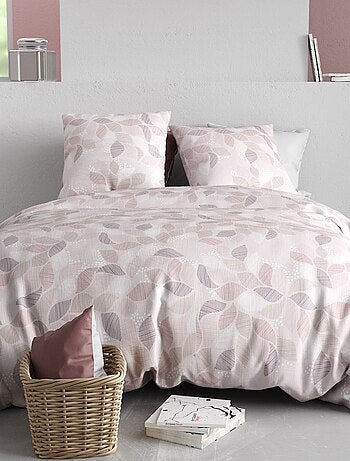 Parure de lit imprimée housse de couette + 2 taies - 2 personnes