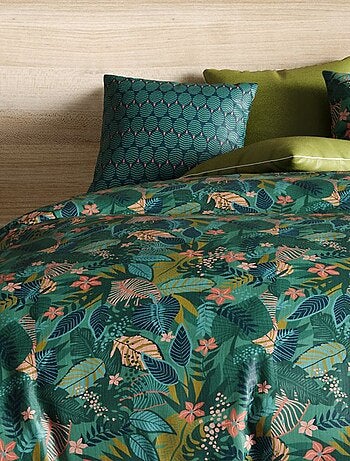 Parure de lit imprimée housse de couette + 2 taies - 2 personnes