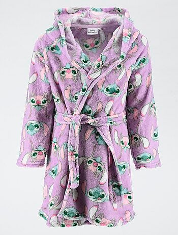 Peignoir doux 'Disney' 'Stitch' en polaire