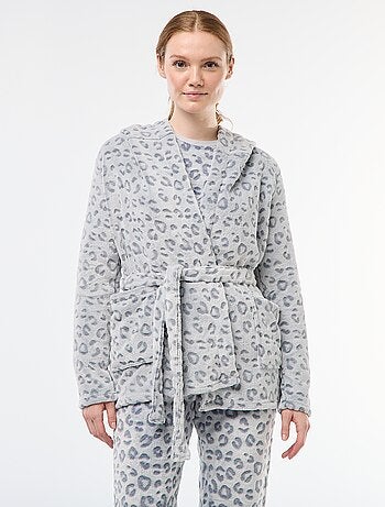 Peignoir doux en polaire