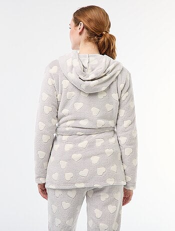 Peignoir doux en polaire