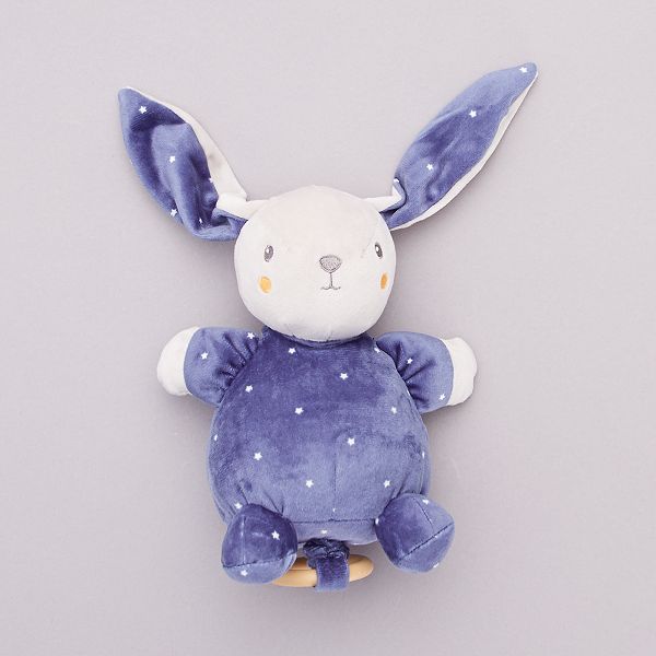 Peluche Lapin Musicale Bebe Garcon Bleu Kiabi 13 00