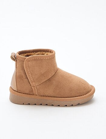 Petites bottes style sudédois en ubuck
