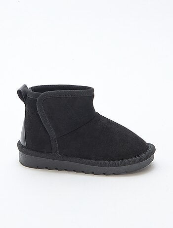 Petites bottes style sudédois en ubuck