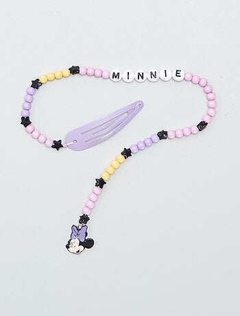 Pinces clic clac avec perles 'Disney'