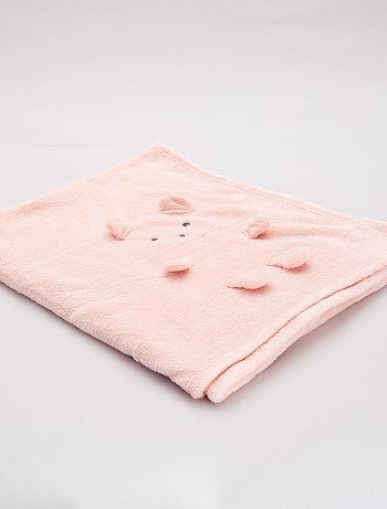 Plaid fantaisie 'ourson' - Kiabi