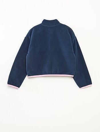 Polaire col camionneur avec liseré