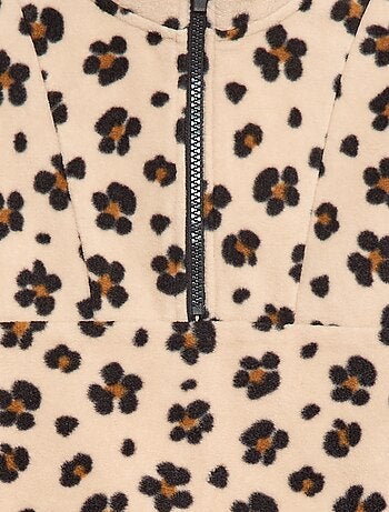 Polaire col camionneur avec liseré