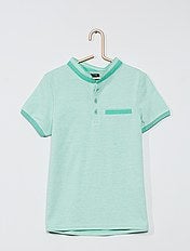 polo reebok enfant verte