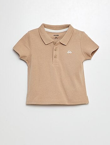 Polo en coton piqué
