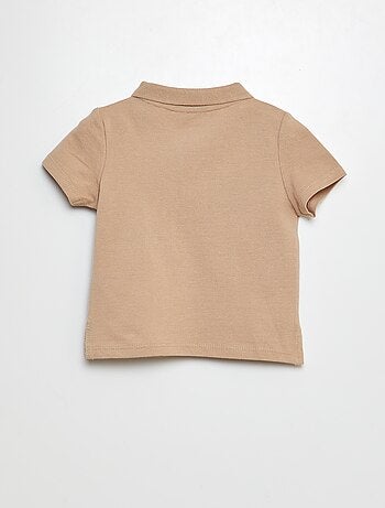 Polo en coton piqué