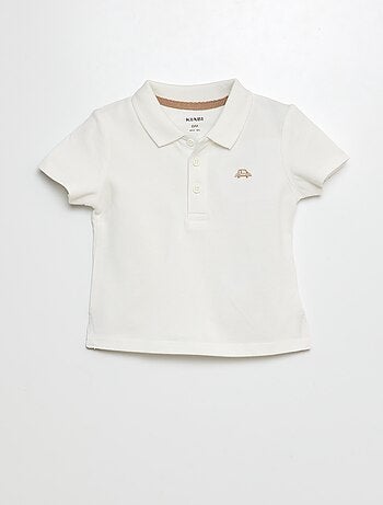 Polo en coton piqué