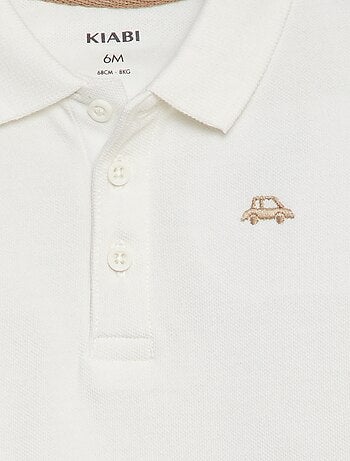 Polo en coton piqué