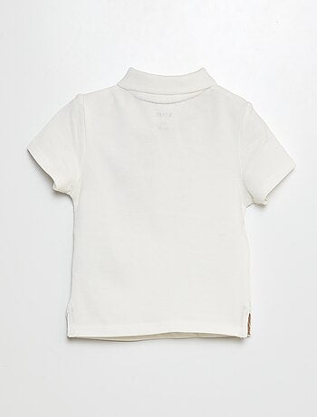 Polo en coton piqué
