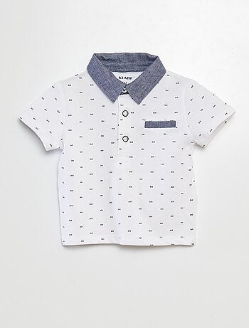 Polo en coton piqué