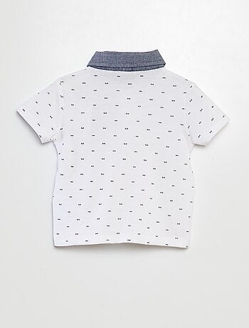 Polo en coton piqué