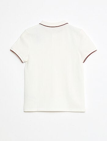 Polo en coton piqué