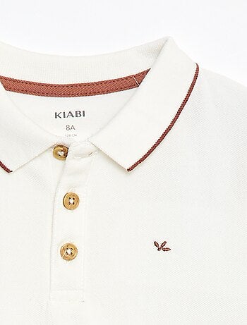 Polo en coton piqué