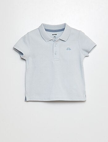 Polo en coton piqué