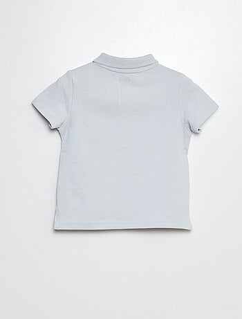 Polo en coton piqué