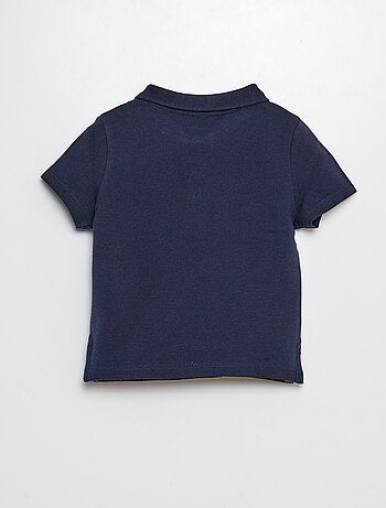 Polo en coton piqué