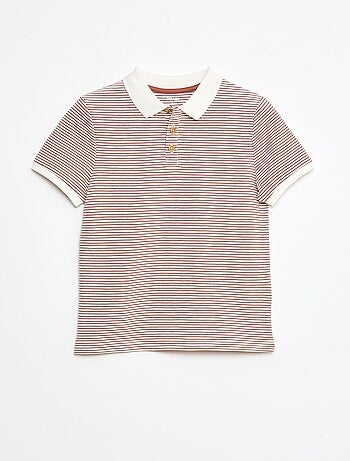 Polo en coton piqué